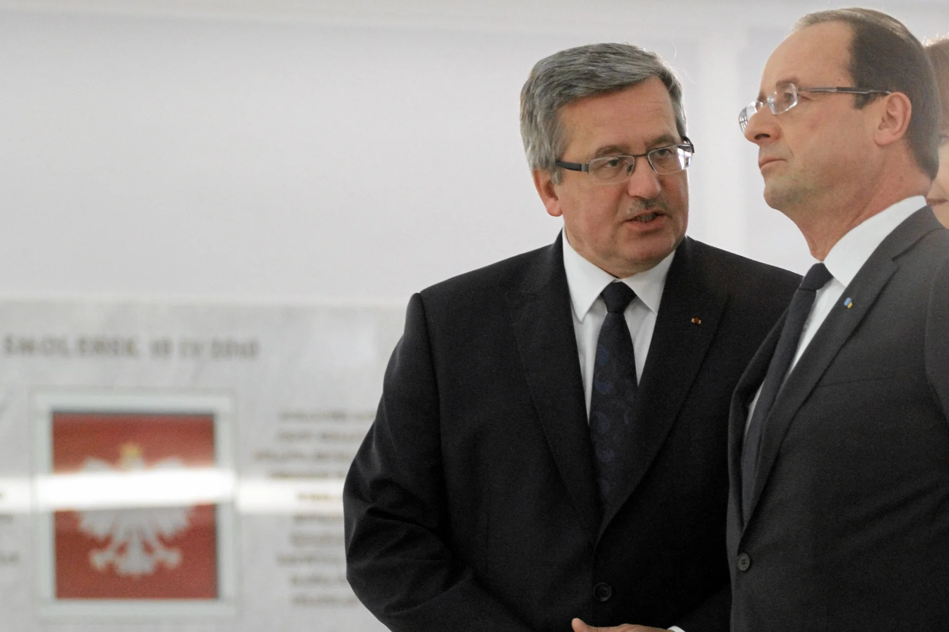 Francois Hollande podczas swojej wizyty w Polsce.