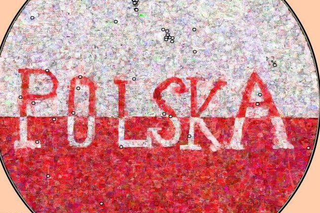 Malowanie kuli w biało-czerwone barwy trwało trzy dni