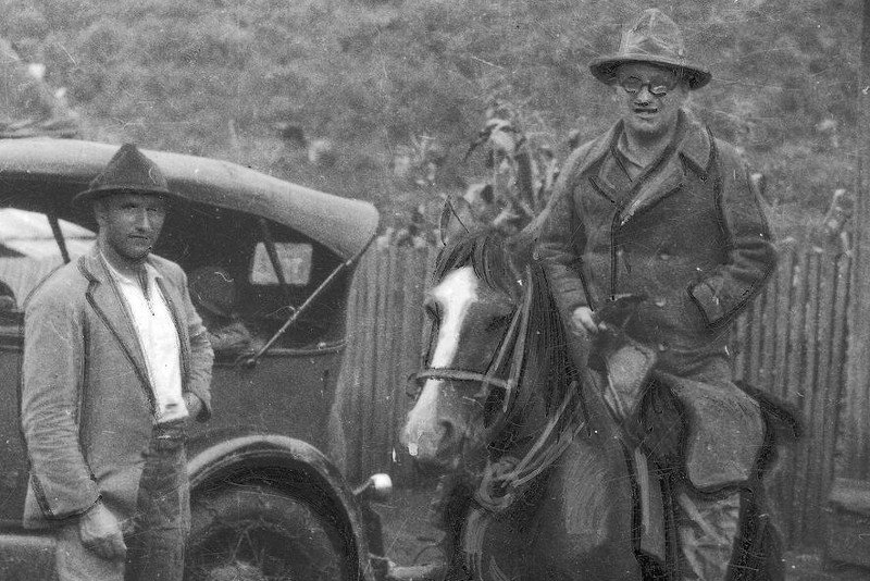 Polscy koloniści w Cruz Machado w stanie Parana w Brazylii, 1934.