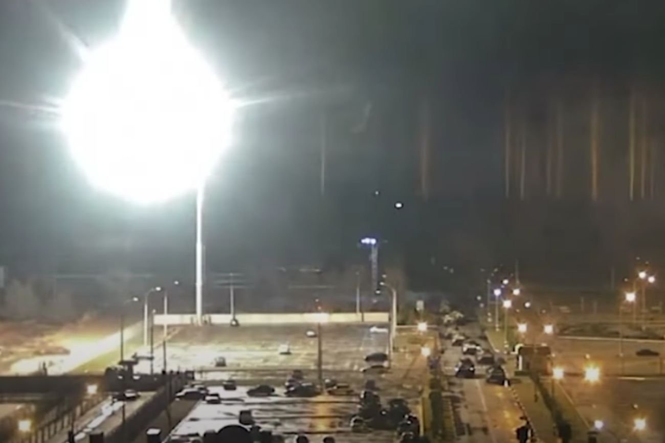 Screen z nagrania elektrowni.