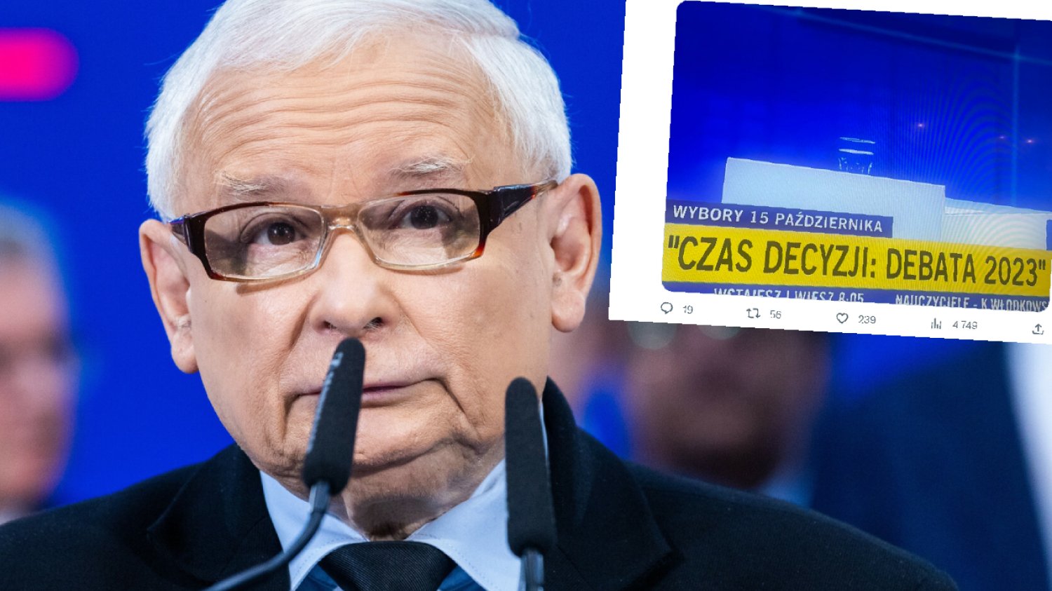 Wybory 2023. Debata w TVN24. Nikt z PiS nie przyszedł do studia.