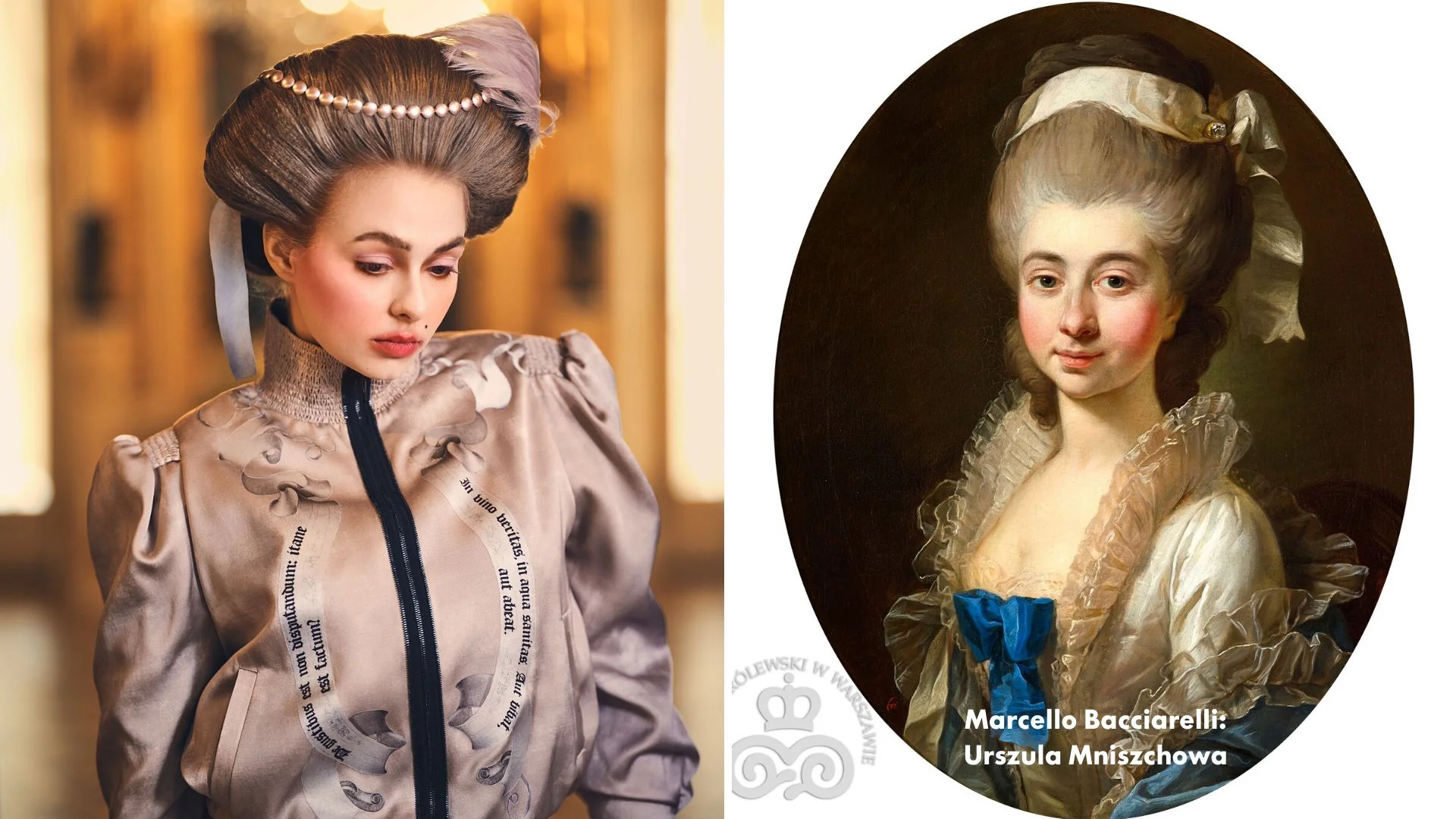 Monika Rygasiewicz w roli Urszuli Mniszchowej (kreacja: Gosia Baczyńska)