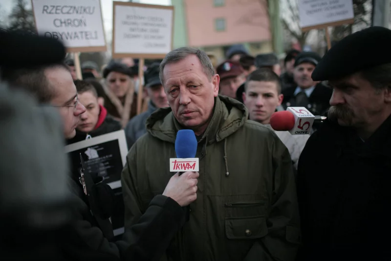Jan Szyszko w Augustowie w 2006 roku
