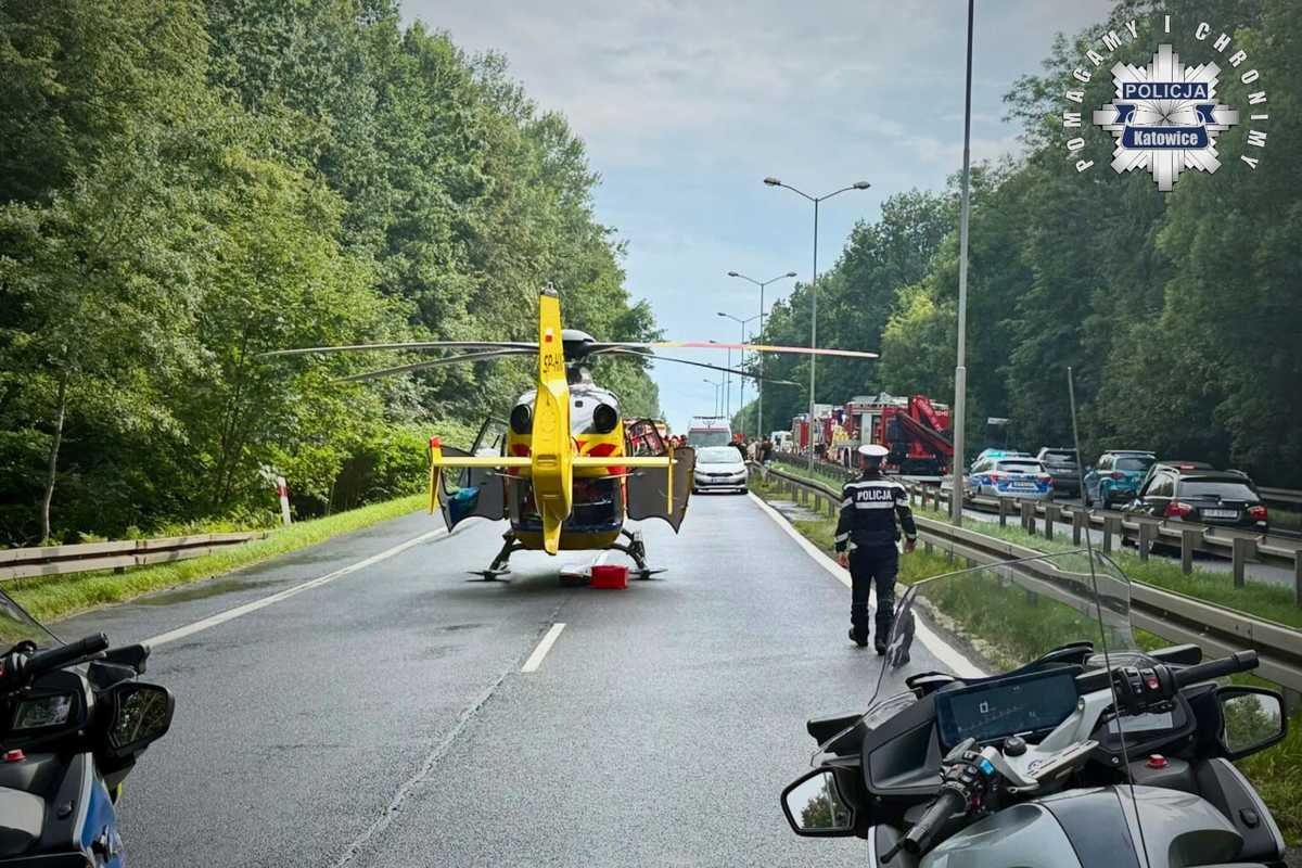 Tragedia w Katowicach. W karambolu zginęła kobieta w ciąży, przeprowadzono cesarkę