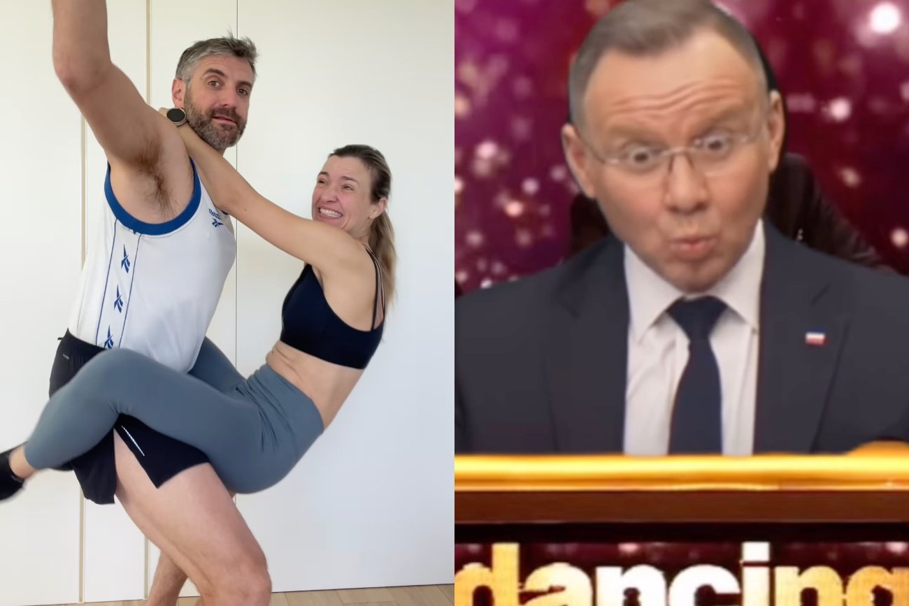 Koroniewska i Dowbor tańczą przed Dudą. Wideo jest prawdziwym hitem sieci