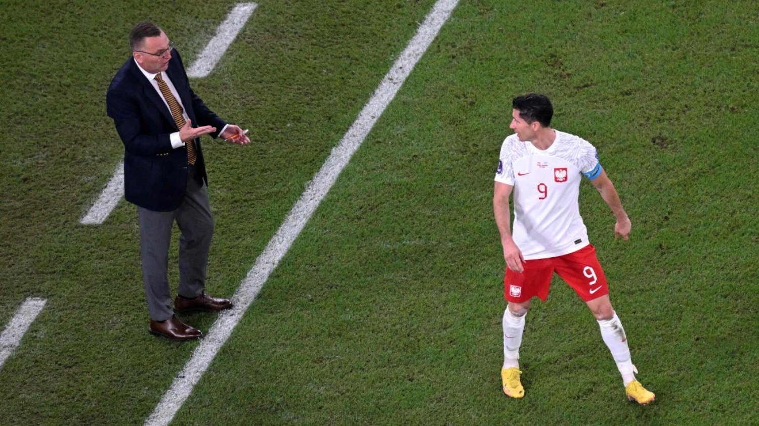 Czesław Michniewicz i Robert Lewandowski współpracowali ze sobą w reprezentacji Polski przez niespełna rok.