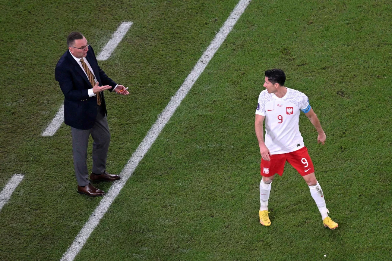 Czesław Michniewicz i Robert Lewandowski współpracowali ze sobą w reprezentacji Polski przez niespełna rok.