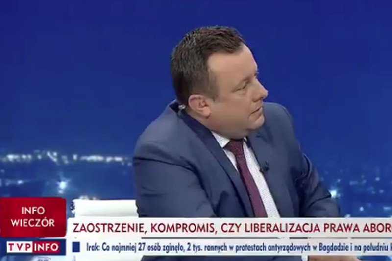 Adrian Klarenbach dopytywał polityczkę "Wiosny" o to, "co nosiła pod sercem", gdy była w ciąży.