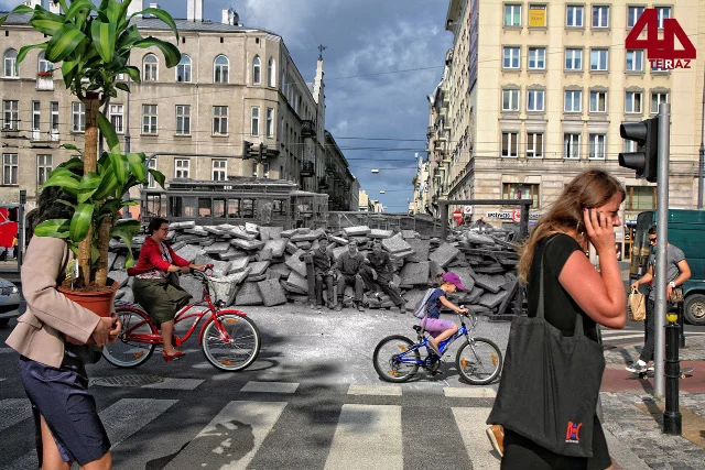 Ulica Marszałkowska, róg Wilczej.