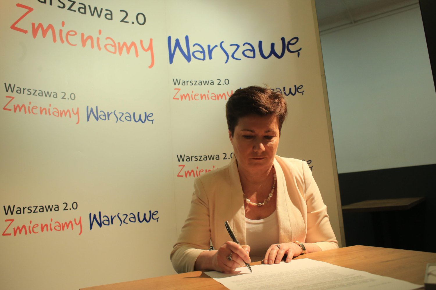 Debata Zmieniamy Warszawę, Warszawa 2,0 z udziałem Hanny Gronkiewicz Waltz.