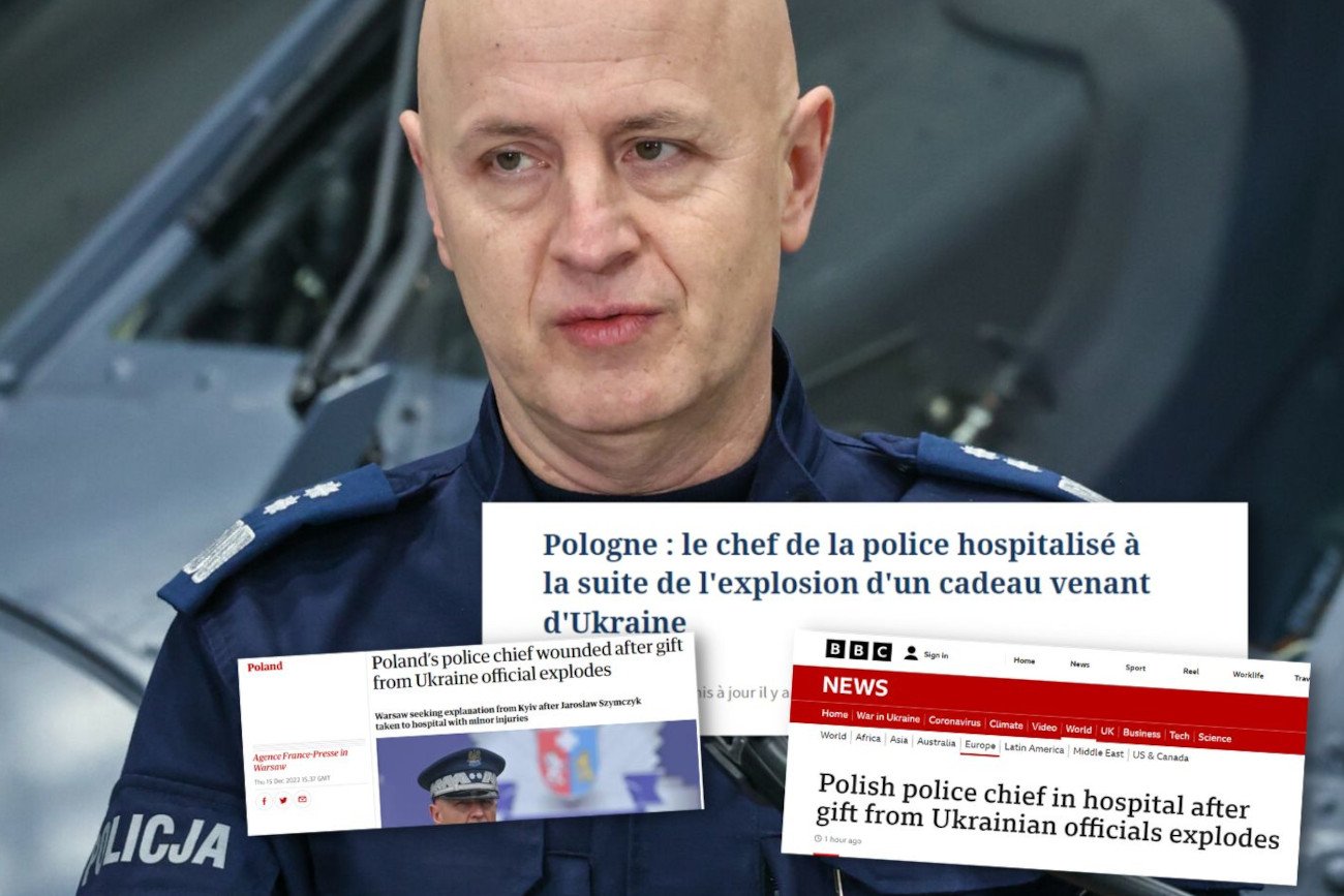 Eksplozja w polskiej KGP. Tak o incydencie piszą media zza granicy.