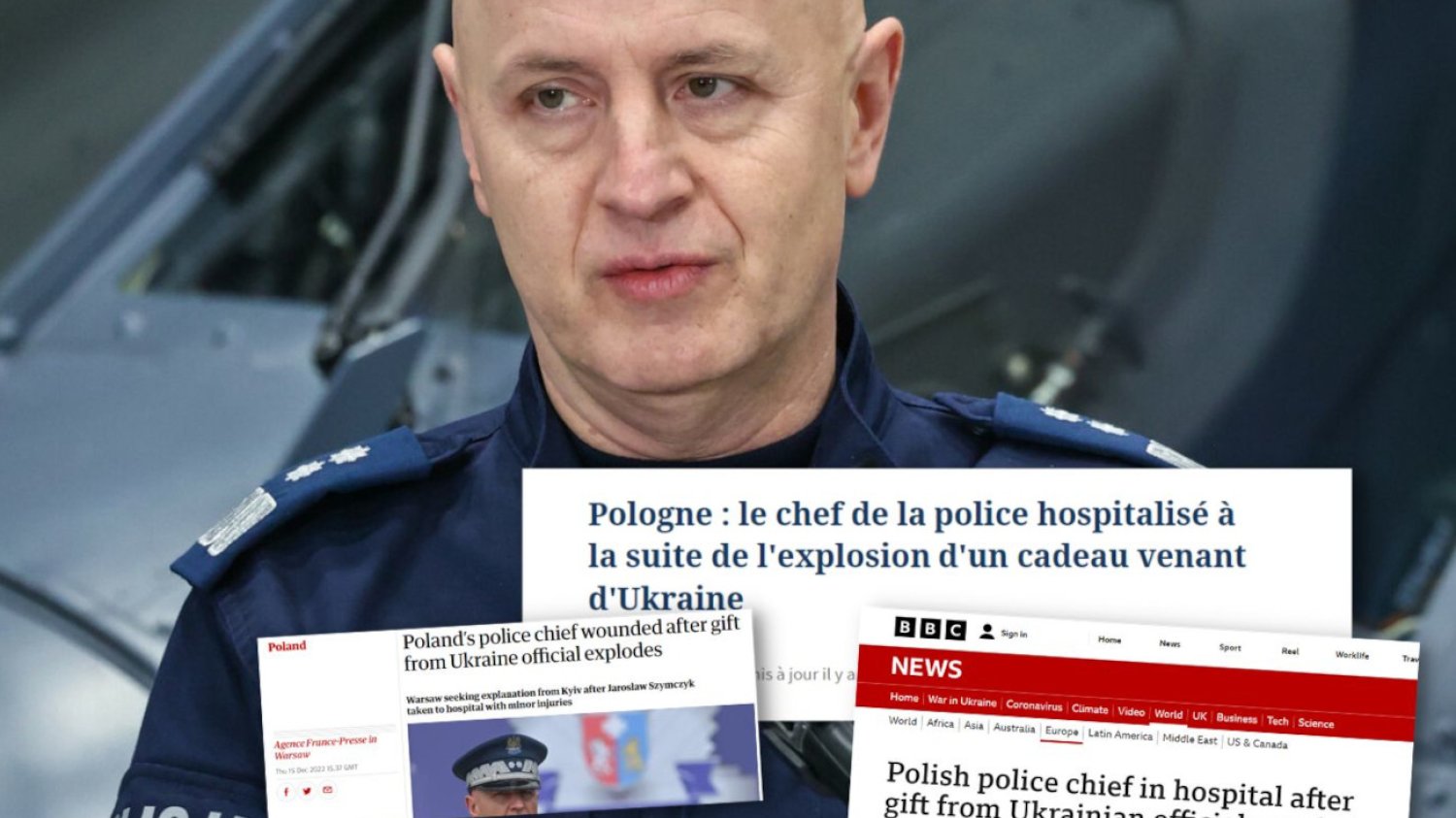 Eksplozja w polskiej KGP. Tak o incydencie piszą media zza granicy.