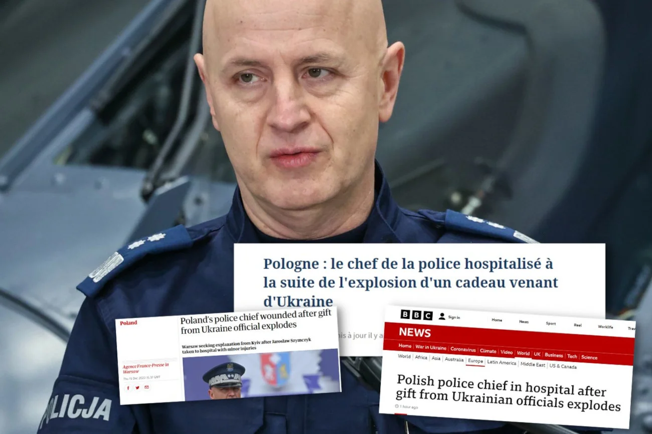Eksplozja w polskiej KGP. Tak o incydencie piszą media zza granicy.