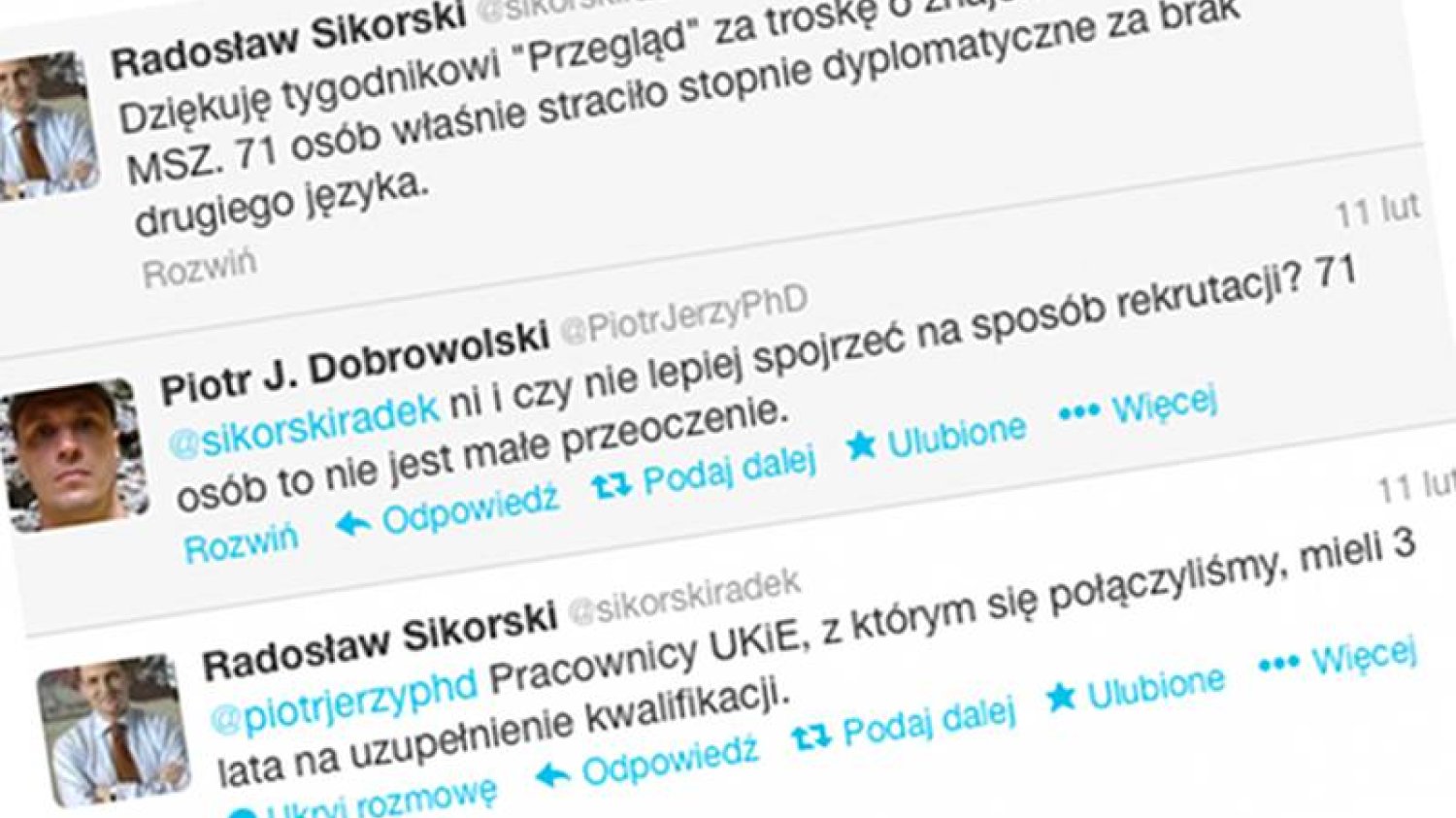 71 osób w MSZ straciło stopnie dyplomatyczne za brak znajomości drugiego języka obcego