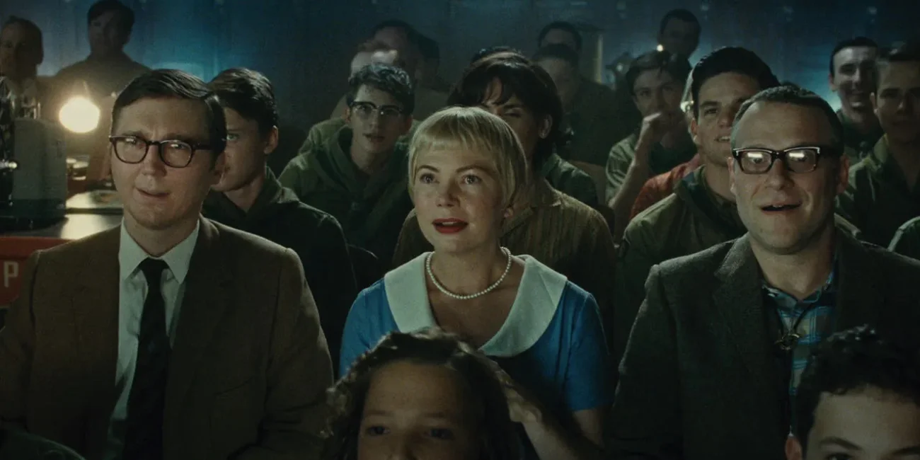 Paul Dano, Michelle Williams i Seth Rogen w filmie "Fabelmanowie".