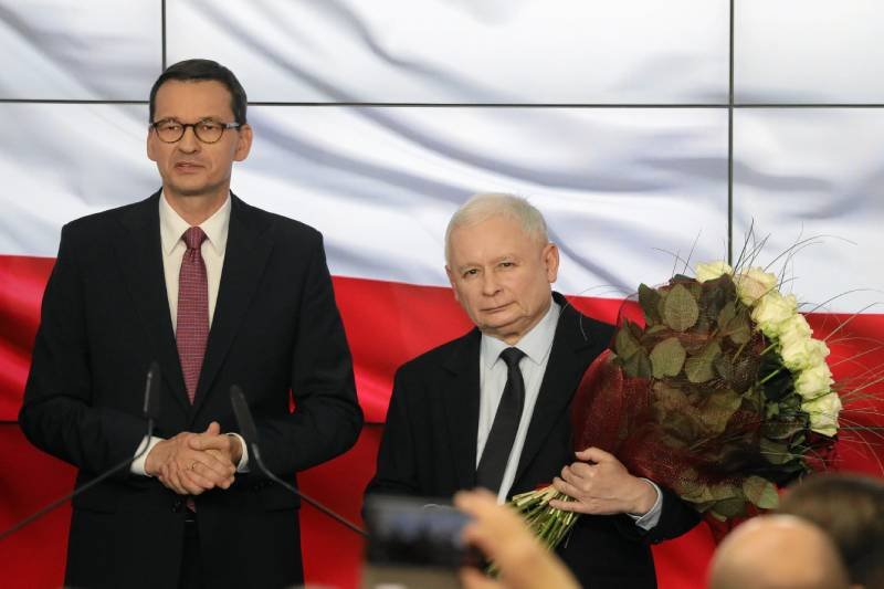 Jarosław Kaczyński i Mateusz Morawiecki
