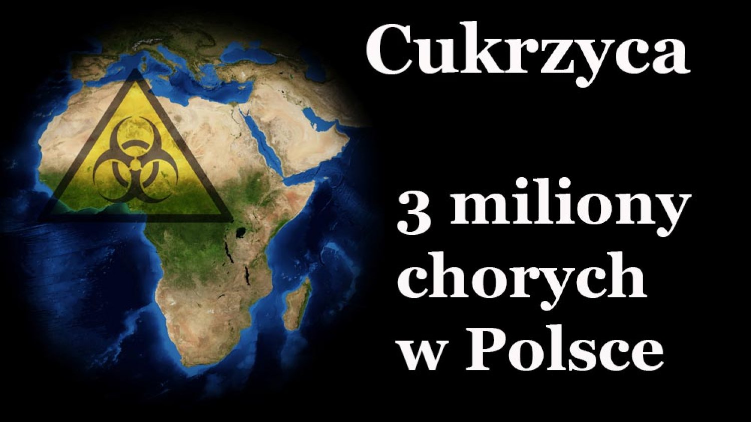 Światowa Organizacja Zdrowia uznaje cukrzycę za pandemię