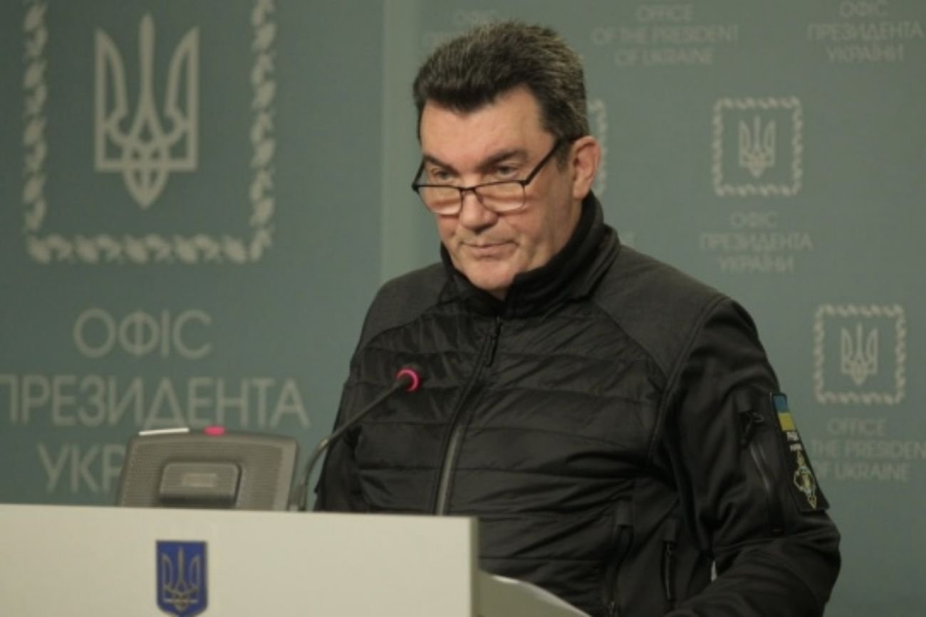 Sekretarz ukraińskiej Narodowej Rady Bezpieczeństwa i Obrony Ołeksyj Daniłow.