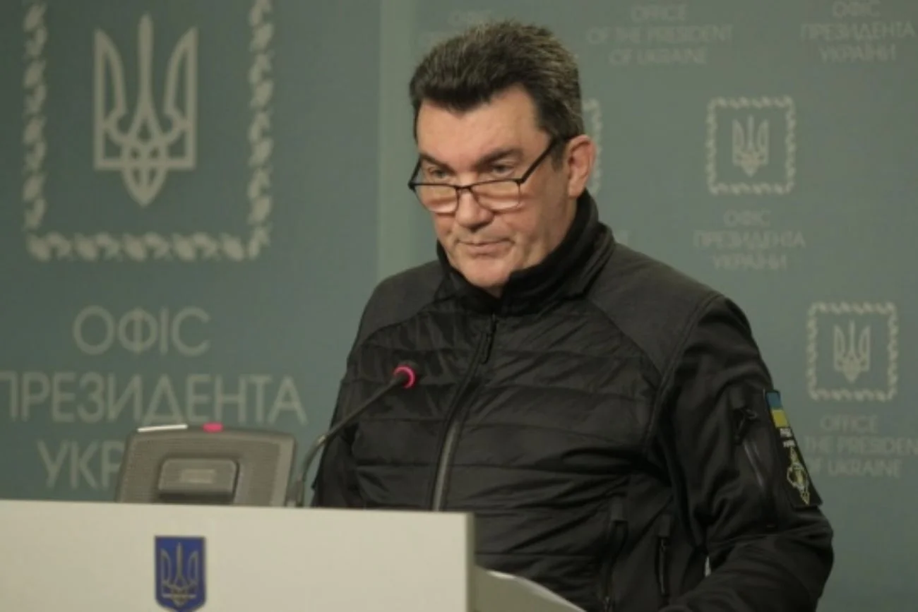 Sekretarz ukraińskiej Narodowej Rady Bezpieczeństwa i Obrony Ołeksyj Daniłow.