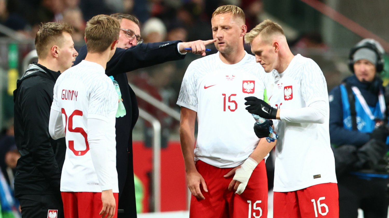Szkoleniowiec Biało-Czerwonych Czesław Michniewicz miał w trakcie meczu z Chile sporo uwag do swoich podopiecznych.