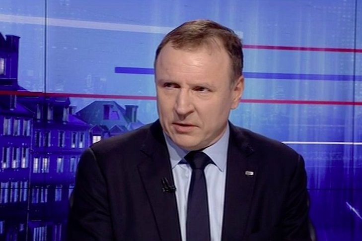 Jacek Kurski zaliczył małą wpadkę podczas wywiadu z Danutą Holecką.