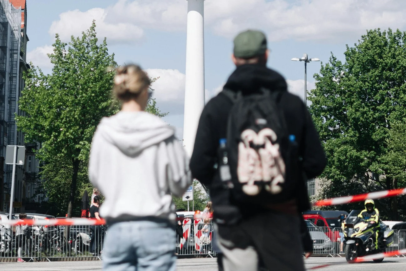 ludzie w Berlinie