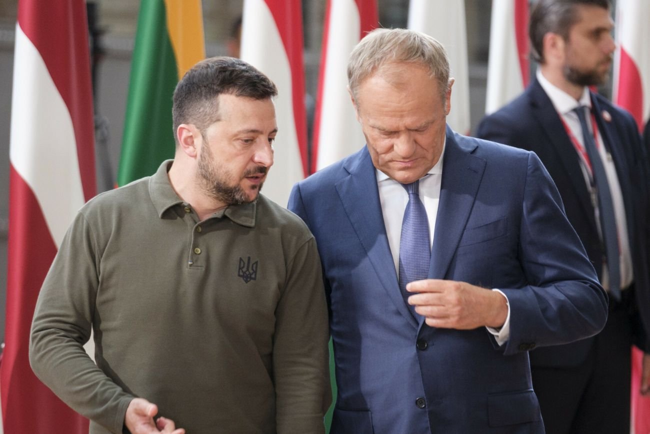 Wołodymyr Zełenski w poniedziałek spotka się z Donaldem Tuskiem