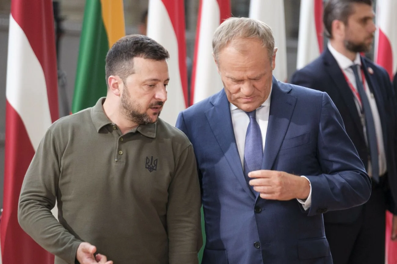 Wołodymyr Zełenski w poniedziałek spotka się z Donaldem Tuskiem