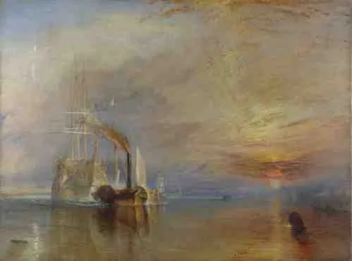 J.M.W. Turner "Ostatnia droga Temeraire'a"