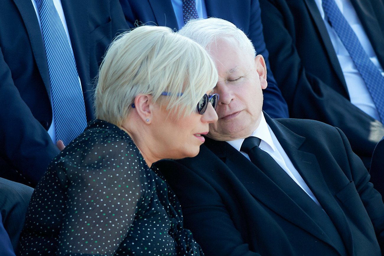 Julia Przyłębska i Jarosław Kaczyński