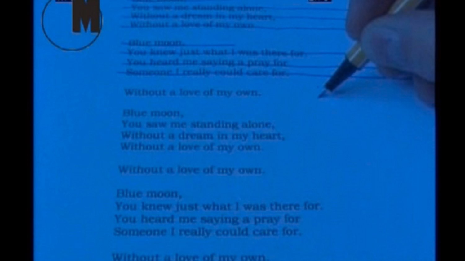 Kadr z filmu "Love Songs" Wilhelma Sasnala dostępnego online w Filmotece Muzeum Sztuki Nowoczesnej