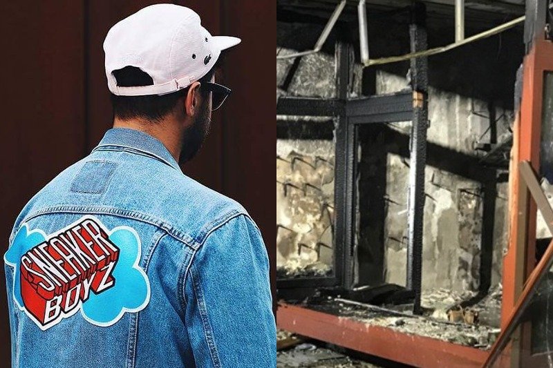 W poniedziałek 10 września doszło do podpalenia lokalu Sneaker Boyz.