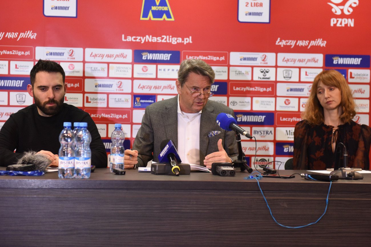 Wtorkowa konferencja Motoru Lublin z pewnością zapisze się w historii polskiej piłki klubowej...