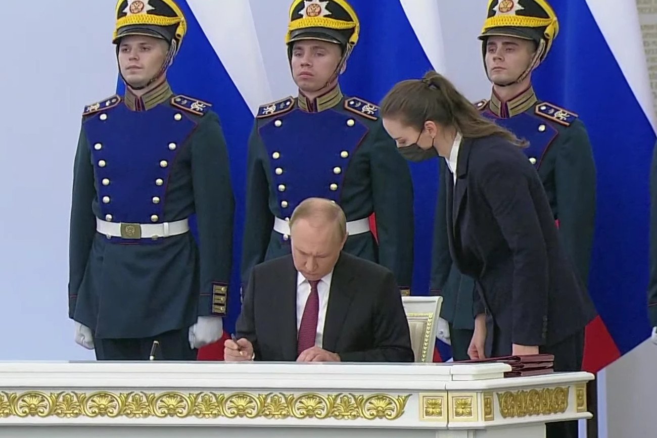 Władimir Putin ogłosił decyzję ws. aneksji regionów Ukrainy.