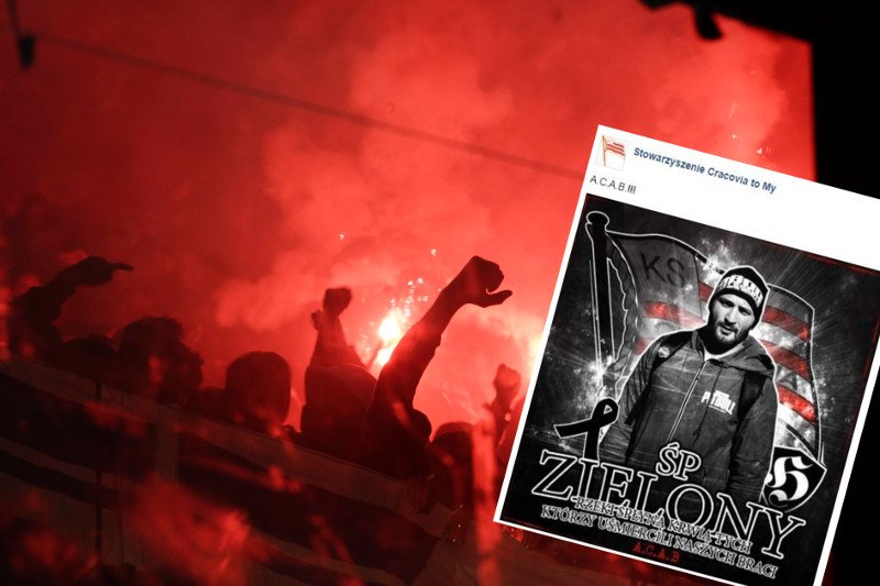 Facebookowym wpisem grożącym śmiercią policjantom biorącym udział w zatrzymaniu pseudokibiców Cracovii zajmuje się krakowska prokuratura.