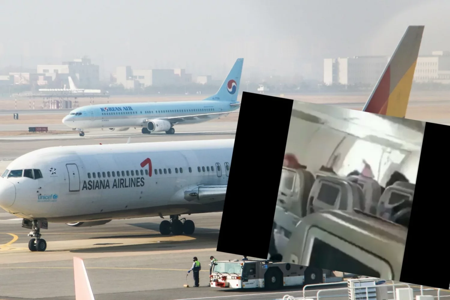 Asiana Airlines reaguje na niedawny incydent w jednej z jej maszyn.