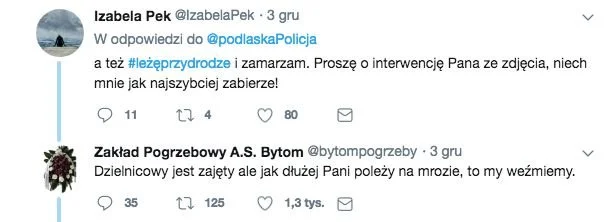 Riposta Zakładu Pogrzebowego A.S. Bytom była bezbłędna.