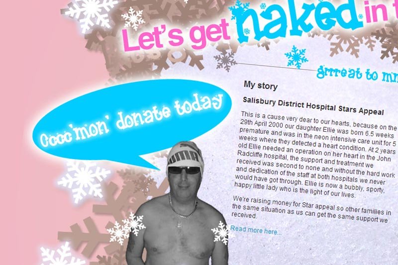 Nagie zdjęcia Brytyjczyków mają przysłużyć się zebraniu pieniędzy na cele charytatywne. Akcja "Let's get naked in the snow" staje się coraz popularniejsza na Facebooku.