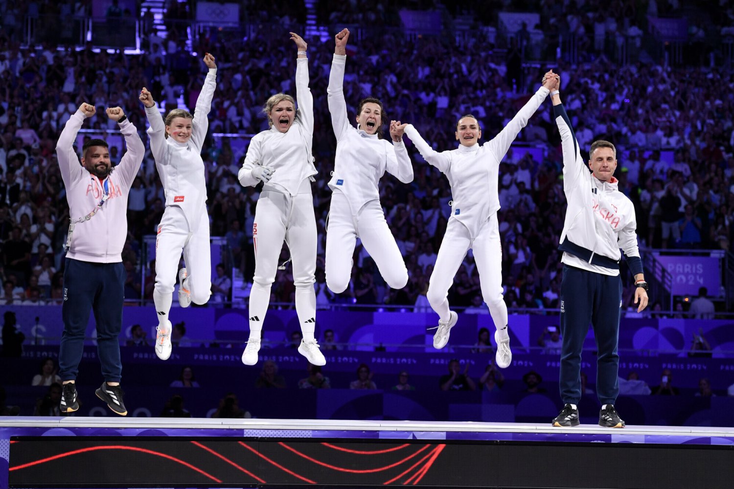 Mamy kolejny medal na IO w Paryżu. Polskie szpadzistki wygrały z Chinkami.