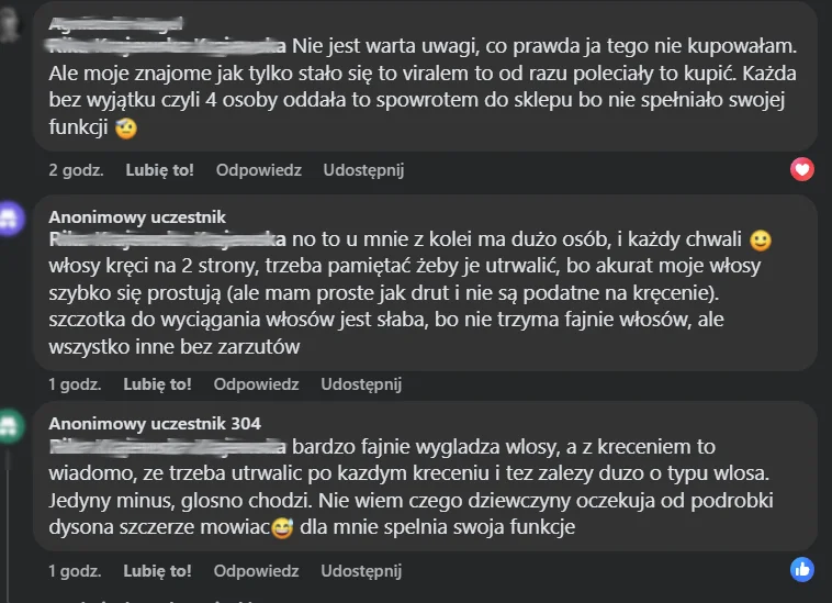 Zamiennik Dysona w Action