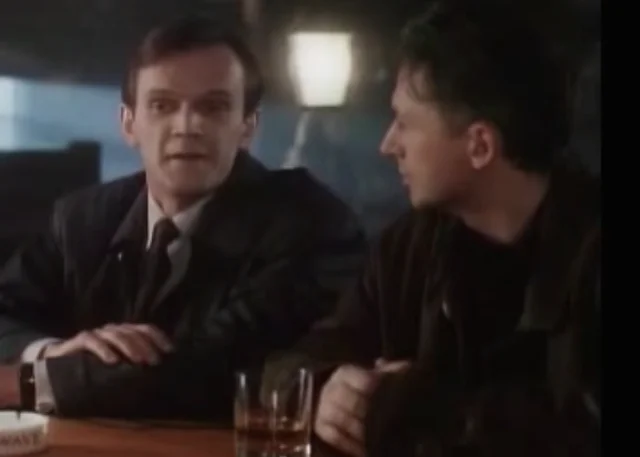 Cezary Pazura i Bogusław Linda w filmie "Tato"