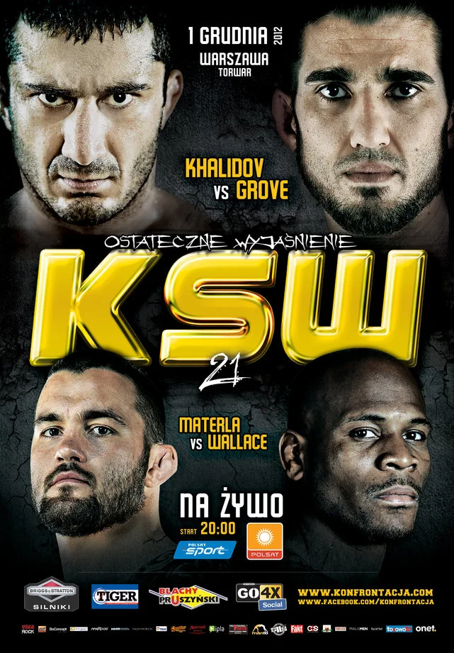 Plakat 21 gali KSW