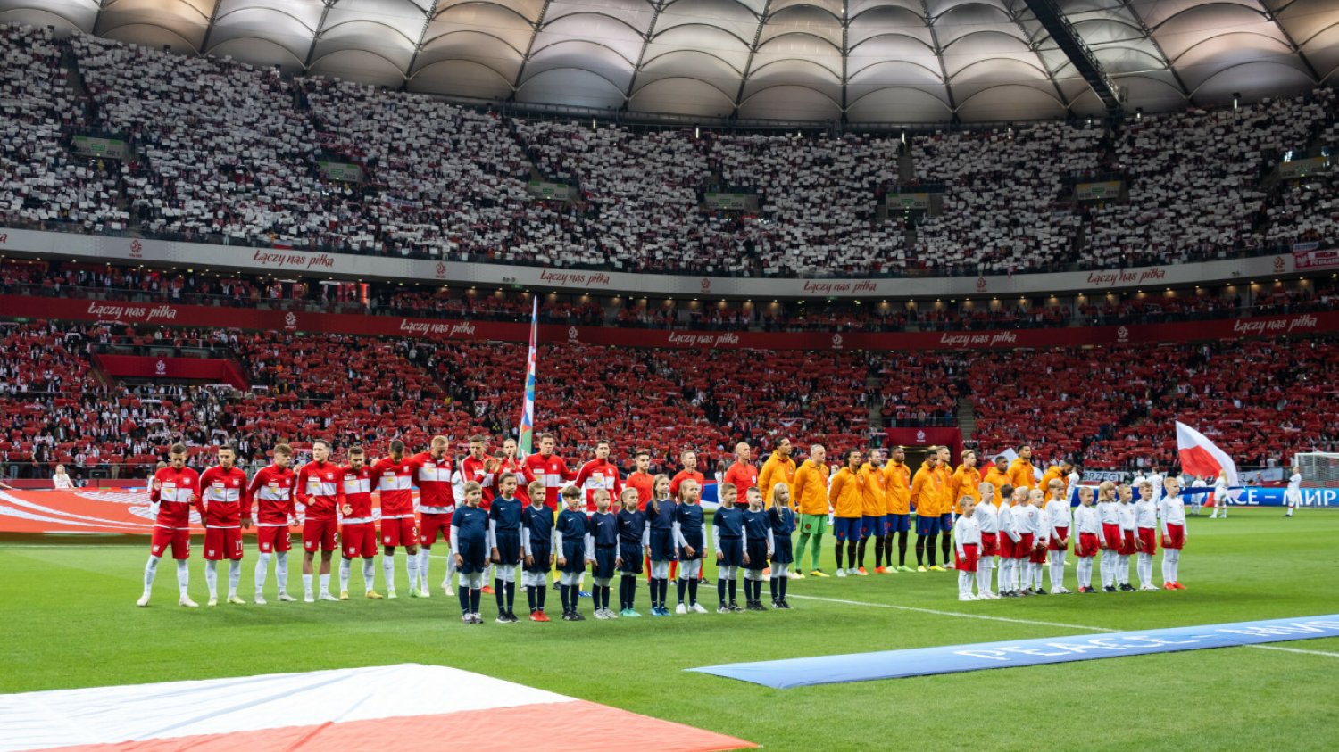 PGE Narodowy po raz ostatni gościł piłkarską reprezentację Polski podczas meczu Ligi Narodów UEFA z Holandią.