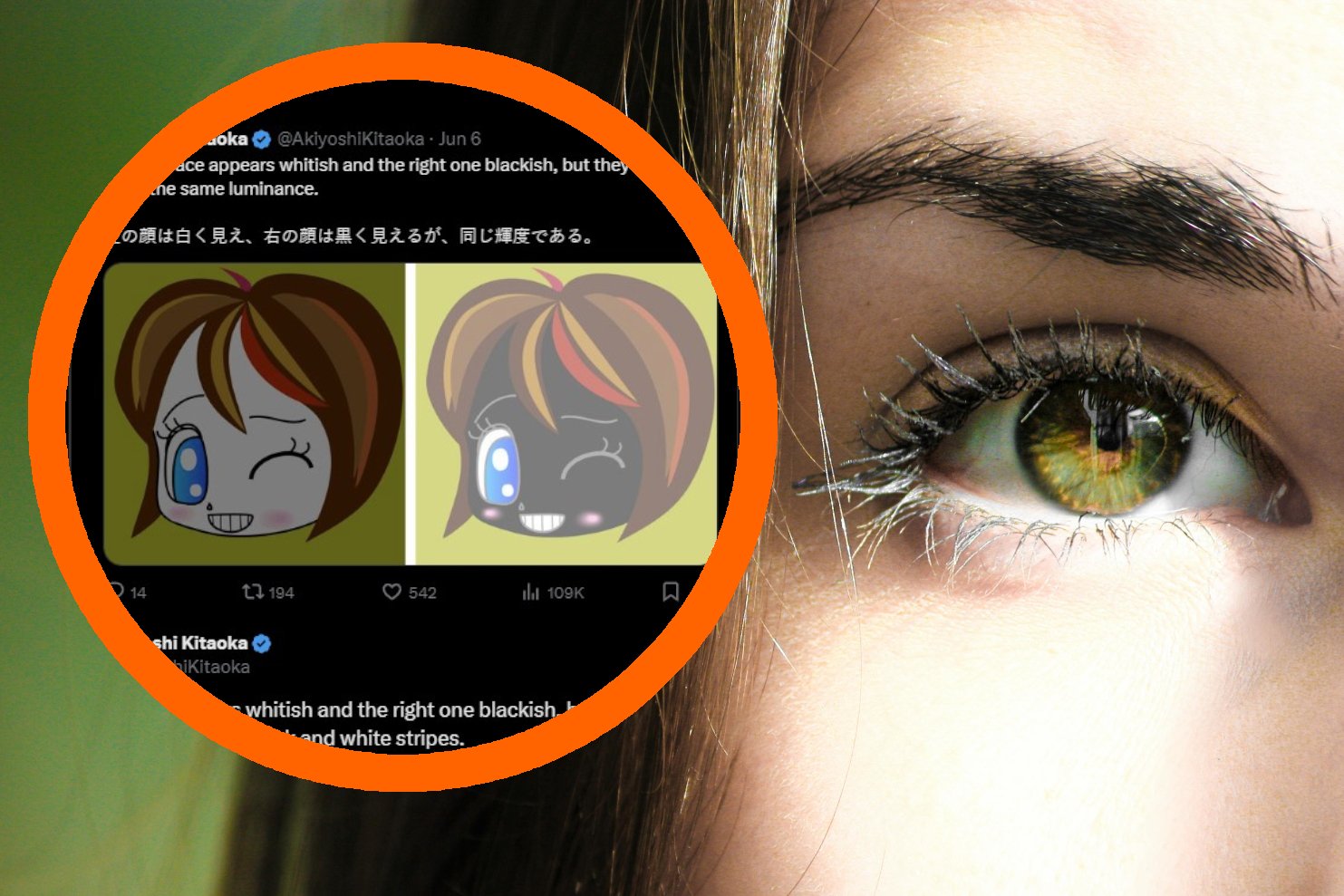 Trudno uwierzyć, że obie twarze mają ten kolor. Ten obrazek to hit w sieci