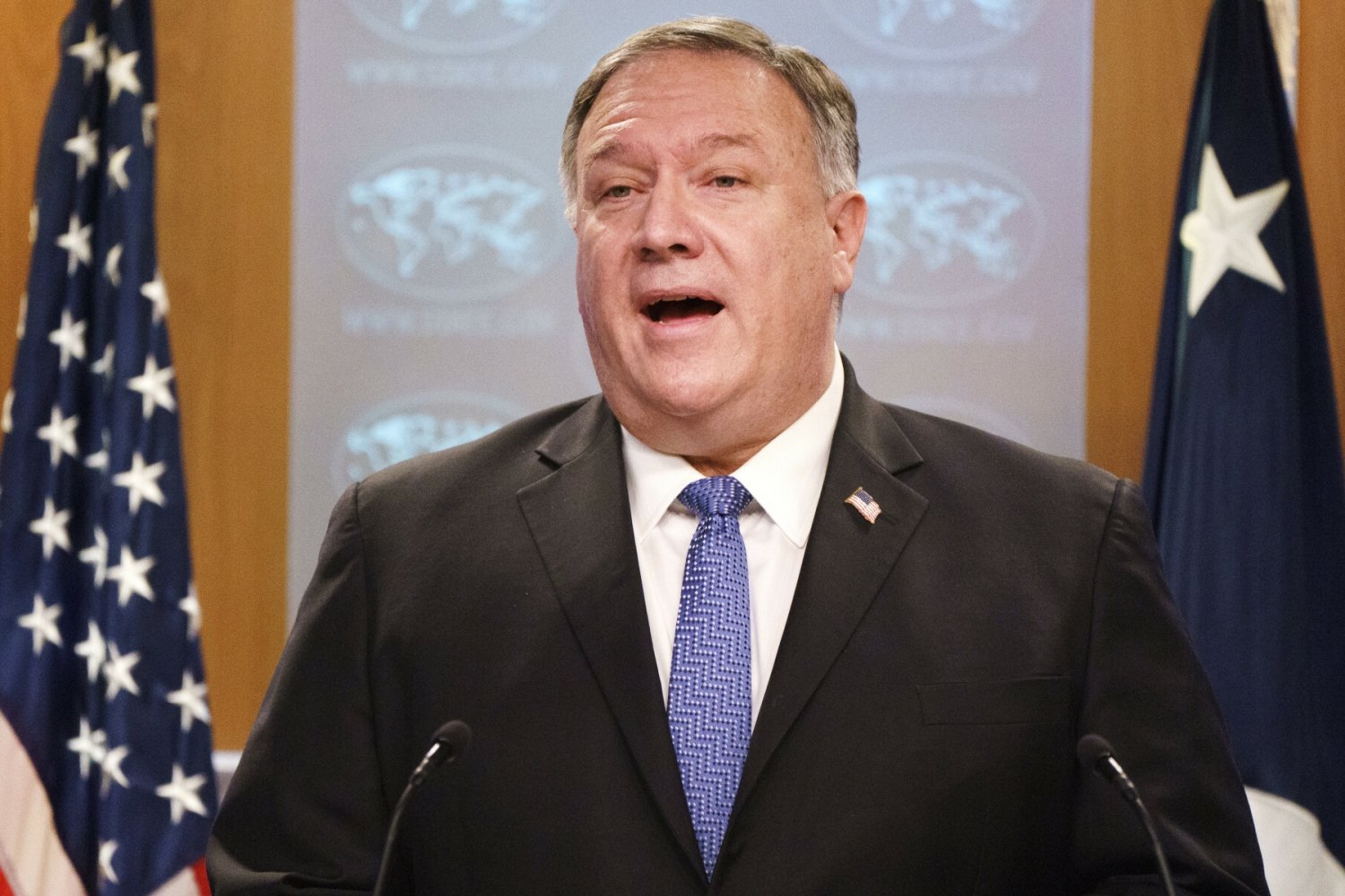 Były sekretarz stanu USA, Mike Pompeo.