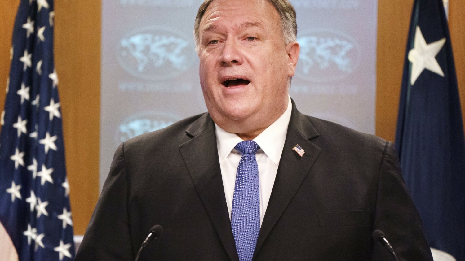 Były sekretarz stanu USA, Mike Pompeo.