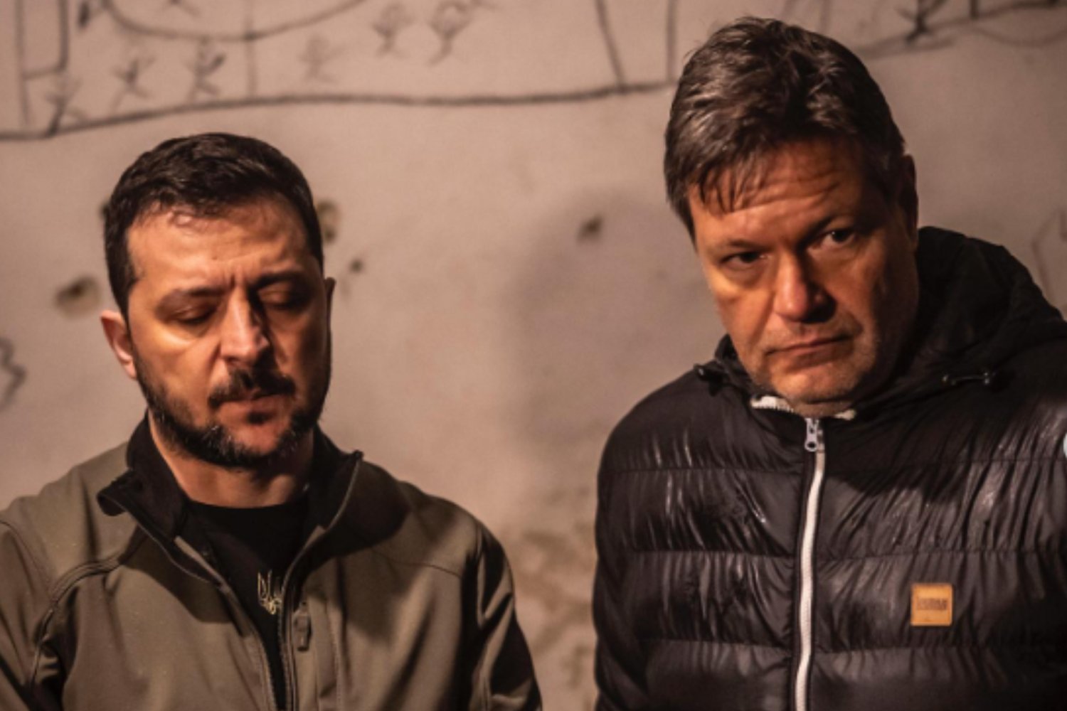 Wicekanclerz Niemiec odwiedził Ukrainę. Dodał przejmujące zdjęcie z Wołodymyrem Zełenskim.