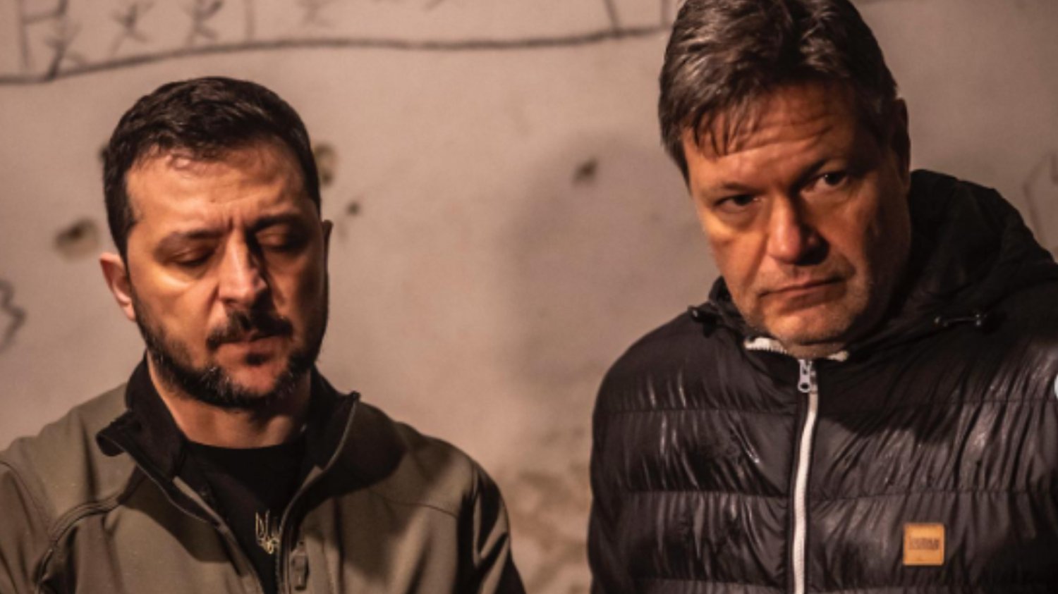Wicekanclerz Niemiec odwiedził Ukrainę. Dodał przejmujące zdjęcie z Wołodymyrem Zełenskim.