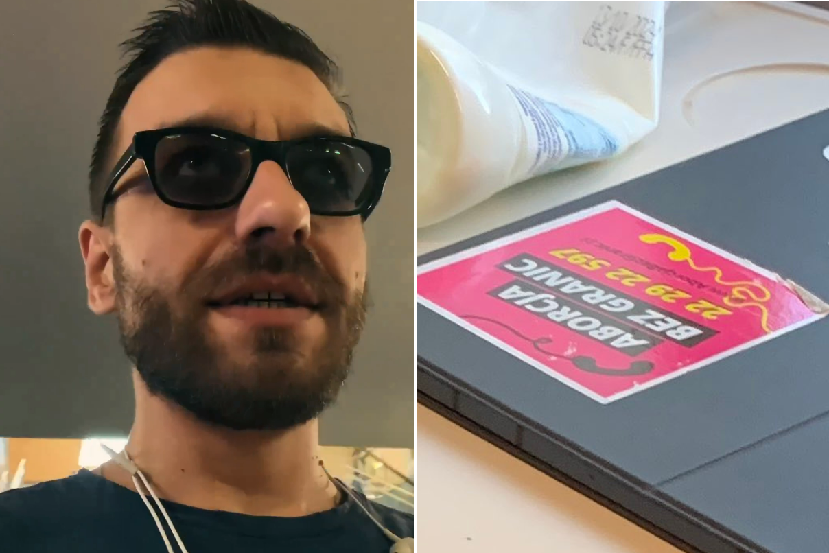 Prawicowy dziennikarz postanowił napisać publicznie, że obok niego siedzi kobieta bez stanika.