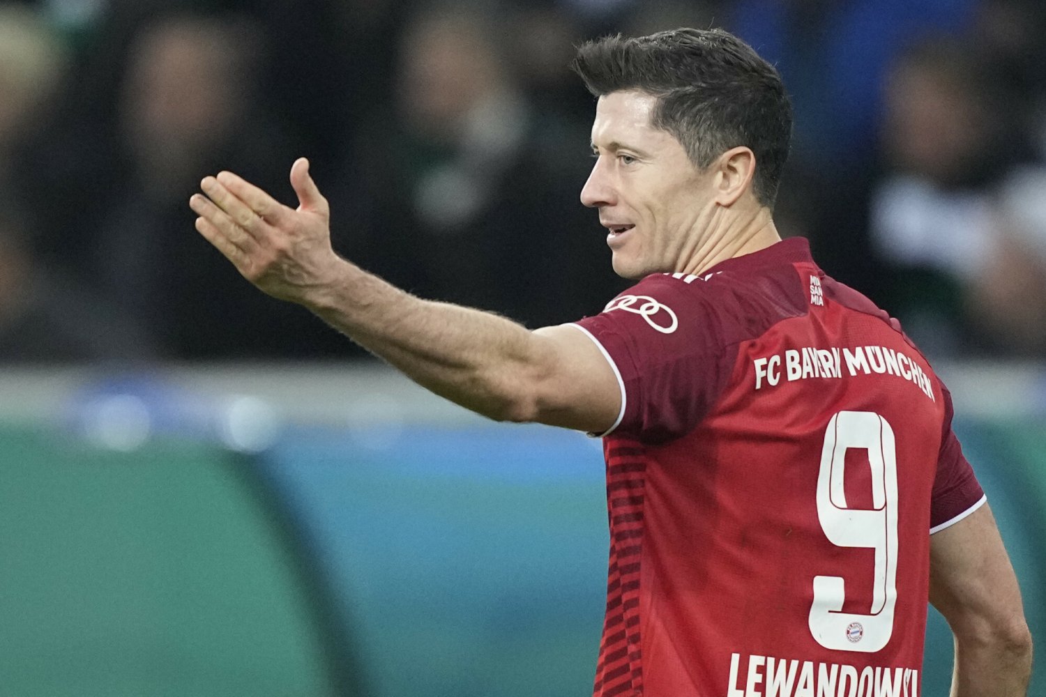 Robert Lewandowski w meczu z Borussią Moenchengladbach zagrał bardzo źle, jak cała ekipa Bawarczyków
